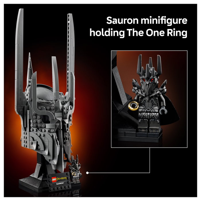 LEGO Icons El Señor de los Anillos: Casco de Sauron