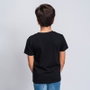 Camiseta Corta Single Jersey Punto Batman Negro 10 Años