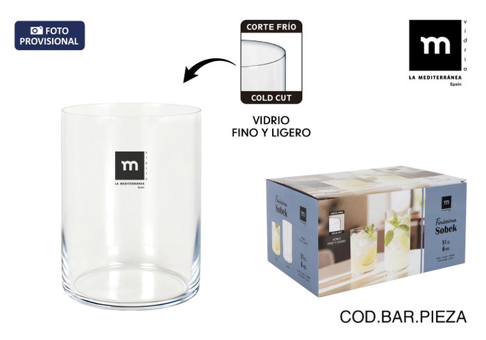 La Mediterranea Vaso Finissima Sobek 51cl MD La Mediterranea Vaso Finissima Sobek 51cl MD