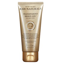 Transparent, 100% vegano, Hidratante y suavizante, Gel de afeitar, 100 ml