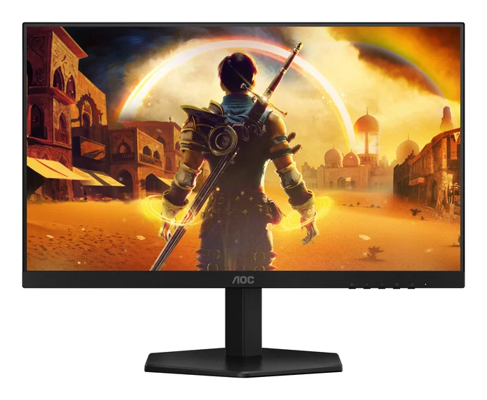 AOC Monitor Gaming 24G42E, 23.8" (60.5 cm), Full HD (1920 x 1080), Fast IPS, 180Hz, 1 ms GtG, HDR10, AdaptiveSync, Sin Marco, Negro