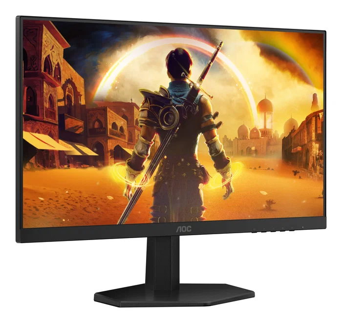AOC Monitor Gaming 24G42E, 23.8" (60.5 cm), Full HD (1920 x 1080), Fast IPS, 180Hz, 1 ms GtG, HDR10, AdaptiveSync, Sin Marco, Negro