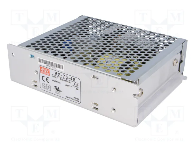 MEAN WELL RS-75-48 75W 48VDC MEAN WELL RS-75-48 75W 48VDC