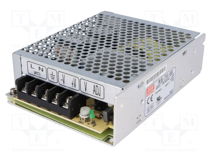 MEAN WELL RS-75-48 75W 48VDC MEAN WELL RS-75-48 75W 48VDC