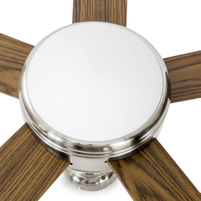 AVANT Ventilador de Techo Gris/Madera 132 cm 65 W con Lámpara y Mando a Distancia - Avant Techo