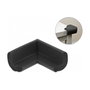 DeLOCK Protector de bordes de espuma autoadhesivo 70 x 67 x 35 mm negro