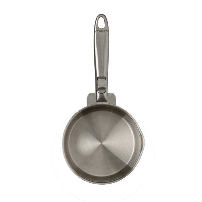 Pyrex Cazo con Tapa Infinity de 16 cm en Acero Inoxidable Pyrex Cazo con Tapa Infinity de 16 cm en Acero Inoxidable