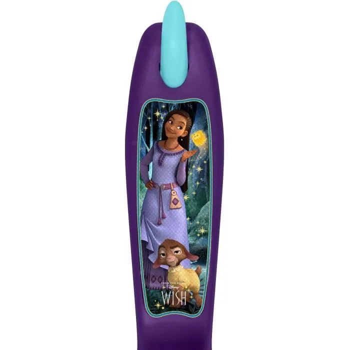 Disney Patinete 3 Ruedas Wish Regulable en Altura para Niños con Amplia Plataforma Antideslizante y Asas Anti-pellizcos Disney Patinete 3 Ruedas Wish Regulable en Altura para Niños con Amplia Plataforma Antideslizante y Asas Anti-pellizcos