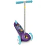 Disney Patinete 3 Ruedas Wish Regulable en Altura para Niños con Amplia Plataforma Antideslizante y Asas Anti-pellizcos
