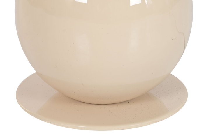 DKD Home Decor Lámpara de Pie de Hierro Bolas Seta Beige Lacado