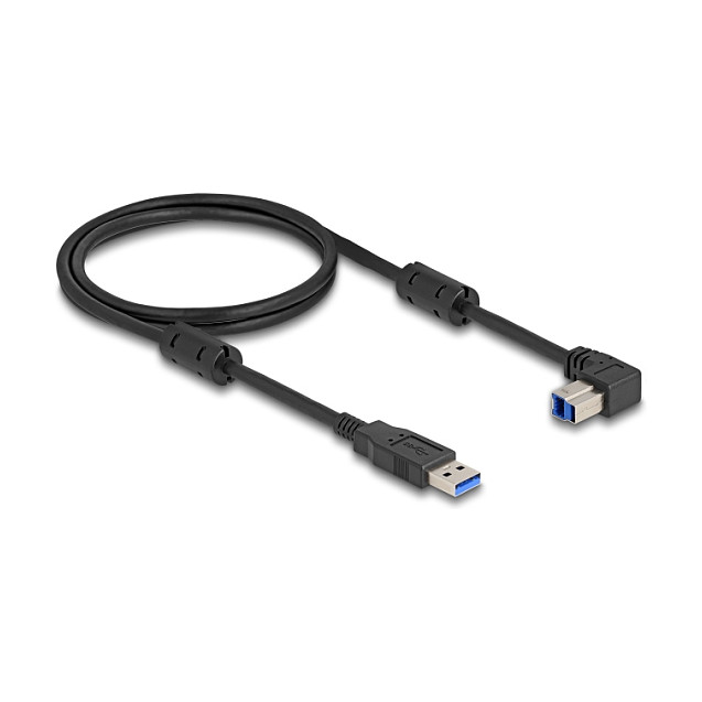DeLOCK Cable USB 5 Gbps Tipo-A a Tipo-B 90° acodado hacia abajo 1 m DeLOCK Cable USB 5 Gbps Tipo-A a Tipo-B 90° acodado hacia abajo 1 m