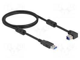 DeLOCK Cable USB 5 Gbps Tipo-A a Tipo-B 90° acodado hacia abajo 1 m