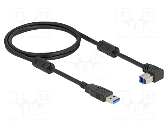 DeLOCK Cable USB 5 Gbps Tipo-A a Tipo-B 90° acodado hacia abajo 1 m DeLOCK Cable USB 5 Gbps Tipo-A a Tipo-B 90° acodado hacia abajo 1 m
