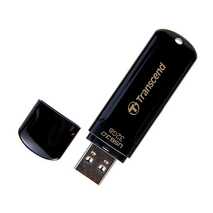 Transcend JetFlash 700 32GB USB 3.0 Stick Negro