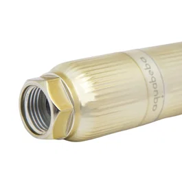 Aquafilter Ducha Gold - Sistema de Filtración de Agua para Ducha con 7 Etapas, Elimina Cloro, Metales Pesados y Bacterias, Hasta 50000 Litros, Color Oro