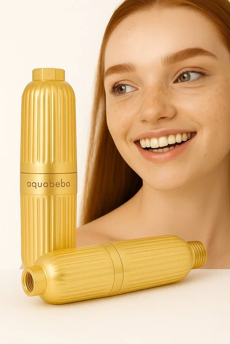 Aquabeba Filtro Ducha Aquafilter Gold Sistema de Filtración de Agua Conectado al Grifo Aquabeba Filtro Ducha Aquafilter Gold Sistema de Filtración de Agua Conectado al Grifo