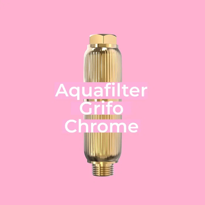Aquabeba Filtro Ducha Aquafilter Gold Sistema de Filtración de Agua Conectado al Grifo Aquabeba Filtro Ducha Aquafilter Gold Sistema de Filtración de Agua Conectado al Grifo