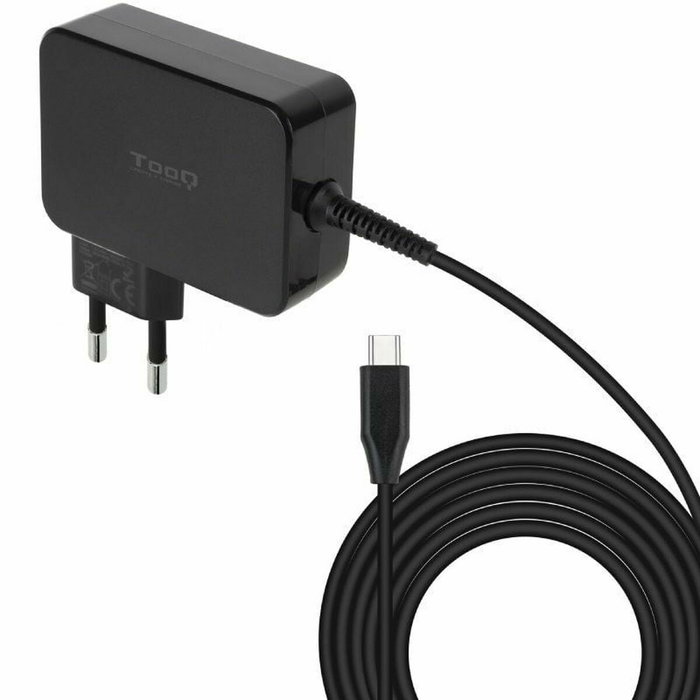 Tooq Cargador Portátil GaN USB-C PD 100W Negro Tooq Cargador Portátil GaN USB-C PD 100W Negro