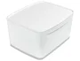 Leitz MyBox WOW Caja de almacenamiento grande con tapa 18 L Blanco/Gris Plástico