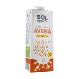 Sol Natural Bebida de Avena Bio Sin Gluten 1 Litro