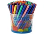 Giotto Rotulador Turbo Color Bote de 96 Unidades (12 Colores x 8) de cada color con Punta Bloqueada de 2,8 mm