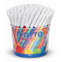 Giotto Rotulador Turbo Color Bote de 96 Unidades (12 Colores x 8) de cada color con Punta Bloqueada de 2,8 mm