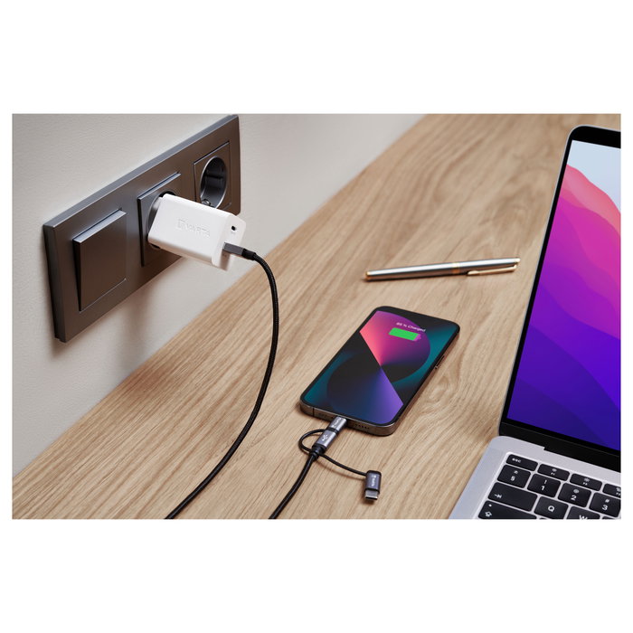Varta Speed Charger 38W GaN con USB-C y USB-A, Blanco Varta Speed Charger 38W GaN con USB-C y USB-A, Blanco