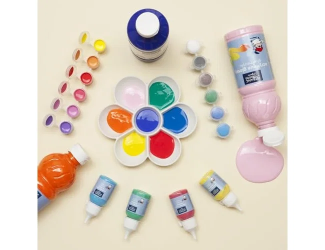L&b Pintura acrílica brillo azul primario bote de 250 ml