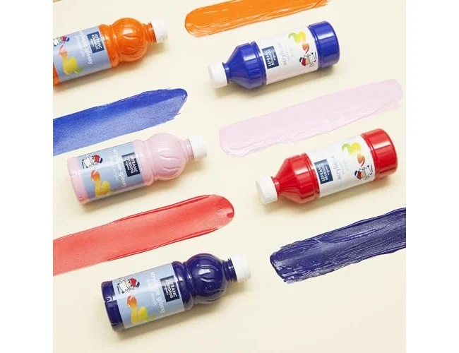 L&b Pintura acrílica brillo azul primario bote de 250 ml