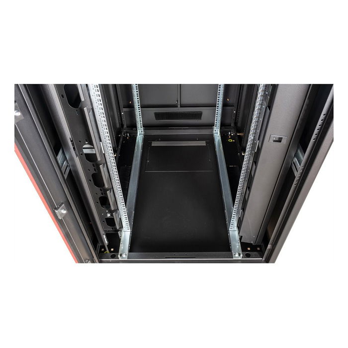 ROLINE 19-Zoll Netzwerkschrank Pro 26 HE, 800x1000 mm BxT, Glastür, 26U, 600 kg Tragkraft, 600x1000 mm, 98 kg