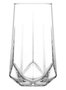 Hermia LV-VLR374-354F Juego de Copas de Vidrio Transparente para Mesa, Set de 12 Piezas (6 Copas de 460 ml y 6 Copas de 400 ml)