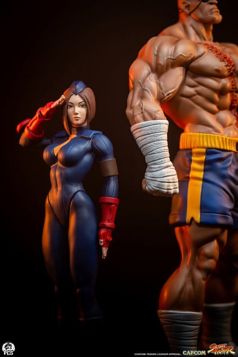 Premium Collectibles Studio Street Fighter Street Jam Estatuas 1/10 Sagat & Juli