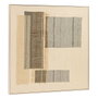 DKD Home Decor Cuadro Abstracto 3D en Blanco y Beige, Pack de 2