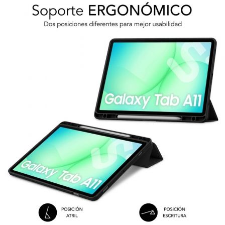 Subblim Funda Clear Shock Case para Samsung Galaxy Tab A11 8,7" SM-X130/SM-X135 Negra