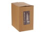 Giftdecor Set de 48 Floreros de Cristal Transparente Base Ancha 6x22x6 cm