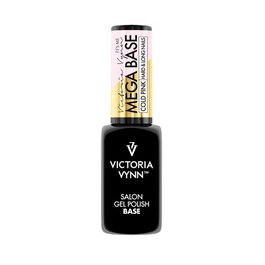 Victoria Vynn Gel Polish Mega Base Cold Pink 8ml Base Híbrida Multifuncional para Reconstrucción y Extensión de Uñas