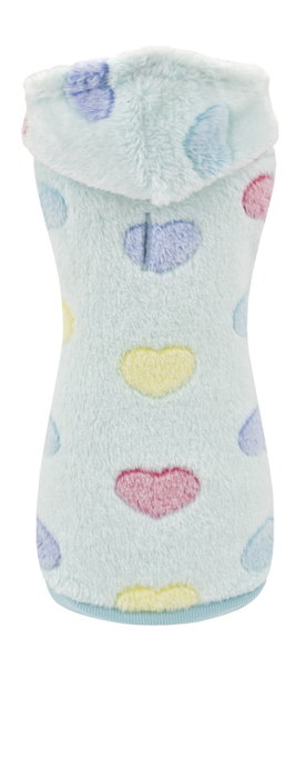 Nayeco Sudadera con Capucha Didi 40cm Verde Agua con Corazones Nayeco Sudadera con Capucha Didi 40cm Verde Agua con Corazones
