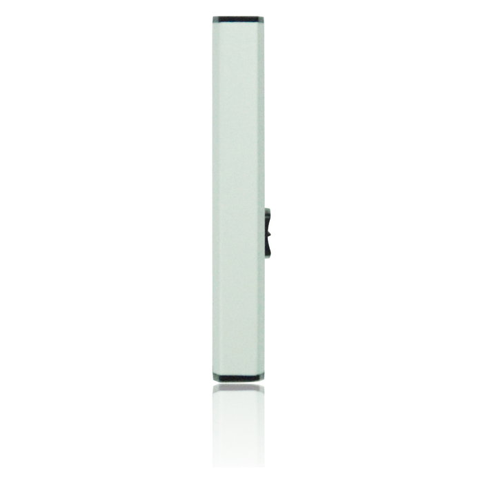 MEDIARANGE MR919 Memoria USB 3.2 Gen 1 de 256 GB, Slider, Lectura 100 MB/s, Negro y Plata, 54x18x7 mm, 15 g