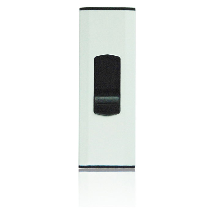 MEDIARANGE MR919 Memoria USB 3.2 Gen 1 de 256 GB, Slider, Lectura 100 MB/s, Negro y Plata, 54x18x7 mm, 15 g