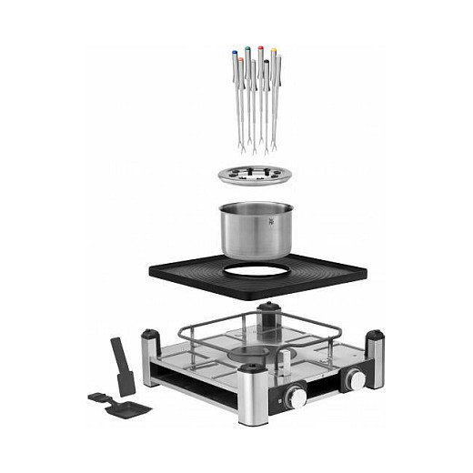 WMF Fonduetopf Lumero Gourmet Station 3-in-1 elija la versatilidad de su estación de fondue 3 en 1