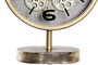 DKD Home Decor Reloj de Sobremesa de Hierro Dorado 30x7,5x41 cm