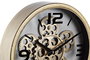 DKD Home Decor Reloj de Sobremesa de Hierro Dorado 30x7,5x41 cm