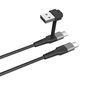 muvit for change cable Tipo C + Tipo A a Tipo C 3A 15w 1,2m negro