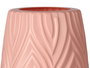 Giftdecor Jarron Ovalado Plástico Relieve 23 cm Surtidos Colores Azul Blanco Rosa (Set de 24)