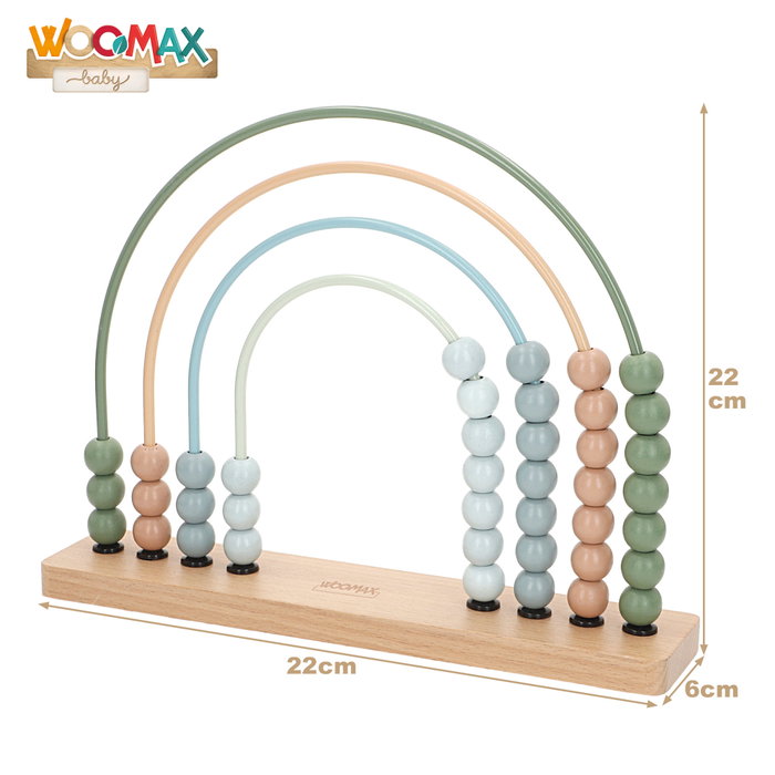 WOOMAX Set de Juegos de Madera para Bebé WOOMAX Set de Juegos de Madera para Bebé