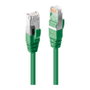 LINDY Patchkabel Cat6a S/FTP LSZH Verde 0,3m