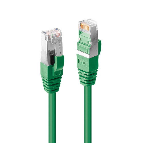 LINDY Patchkabel Cat6a S/FTP LSZH Verde 0,3m