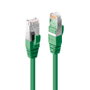 LINDY Patchkabel Cat6a S/FTP LSZH Verde 0,3m