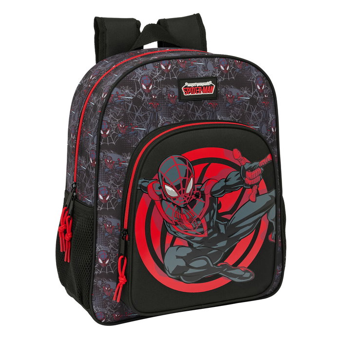 Mochila Escolar Spider-Man Negro 32 x 38 x 12 cm Mochila Escolar Spider-Man Negro 32 x 38 x 12 cm