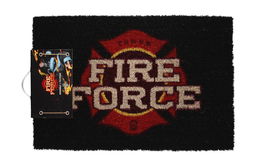 SD Toys Felpudo Fibra de Coco 60x40 cm Logo Fire Force, Colección Anime